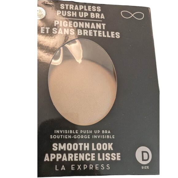 NEW LA Express Strapless Push Up Bra | Size D - Picture 3 of 4